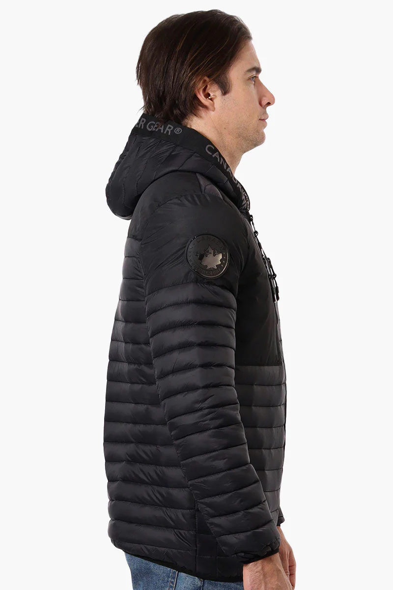 Heat Retention Lining Bomber Jacket - Black - Image 2