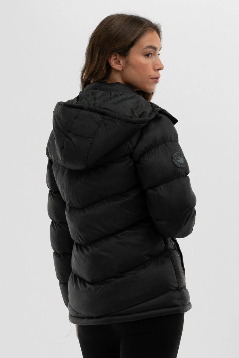 Chevron Bomber Jacket - Black - Image 3