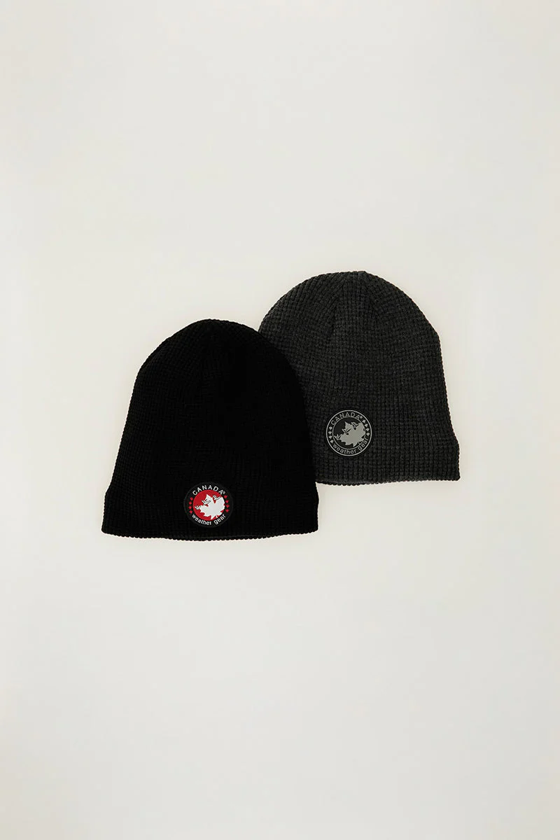 Two-Pack Ribbed Hat - Grey - Image 4