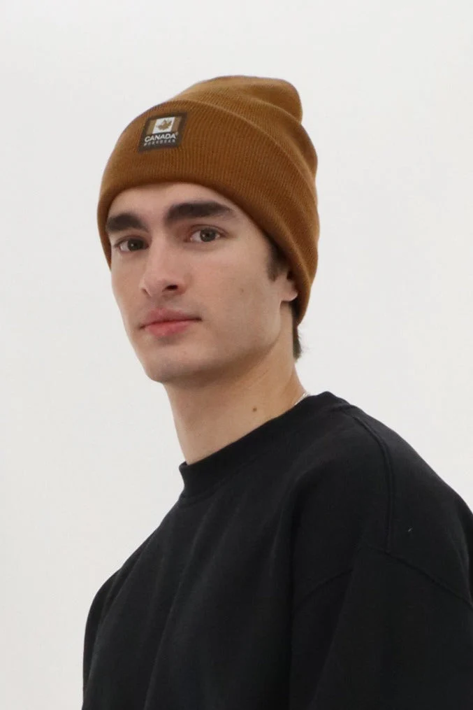 Two Pack Knit Beanie Hat - Brown - Image 2