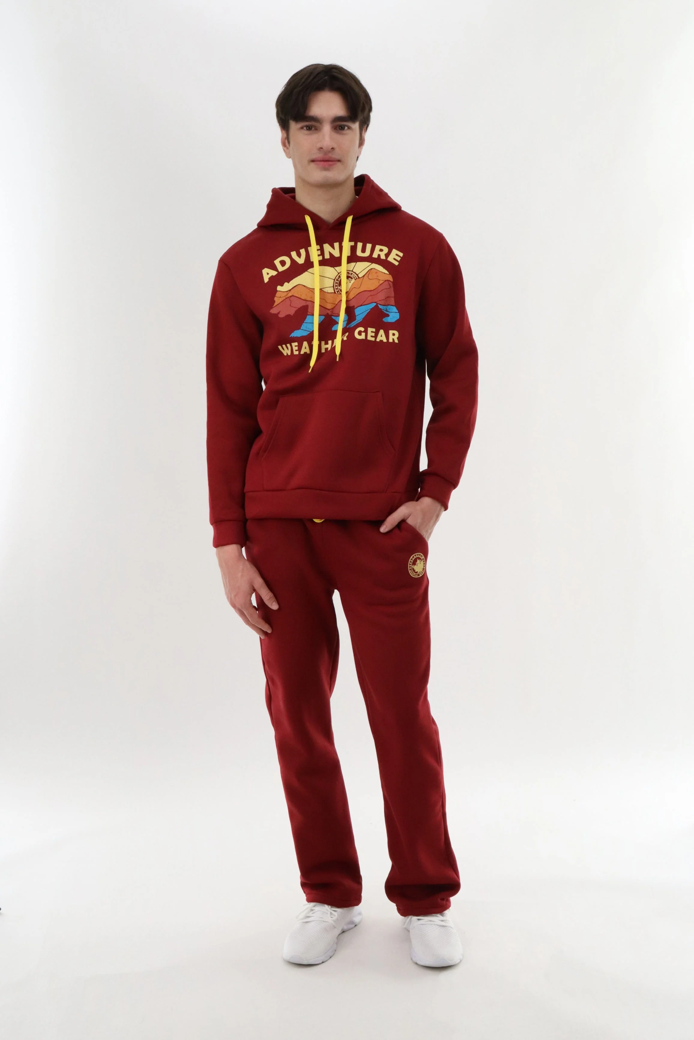 Adventure Hoodie - Red - Image 5