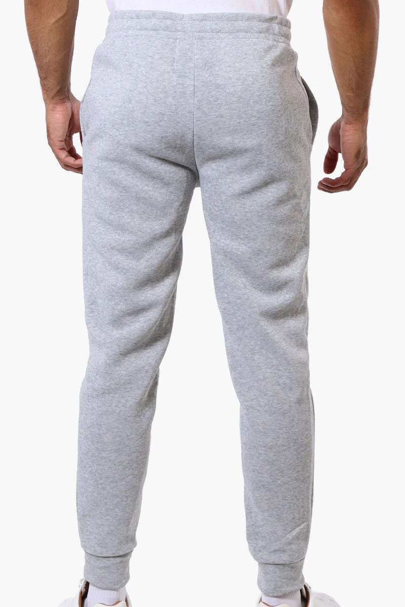 Basic Solid Joggers - Grey - Image 3