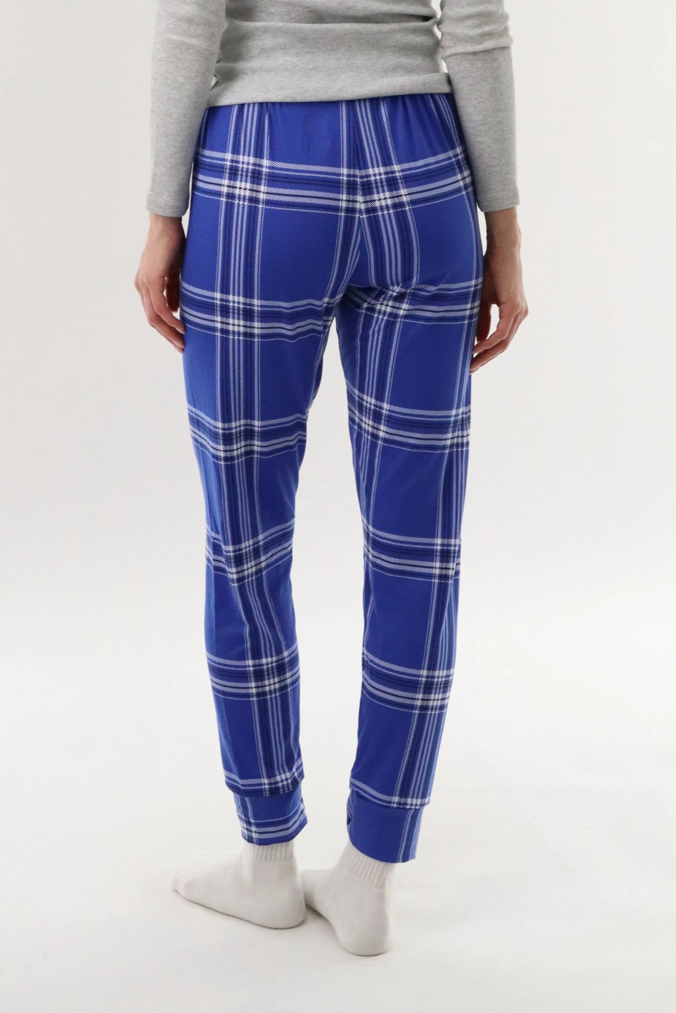 Jogger Pajama Pants - Blue - Image 3
