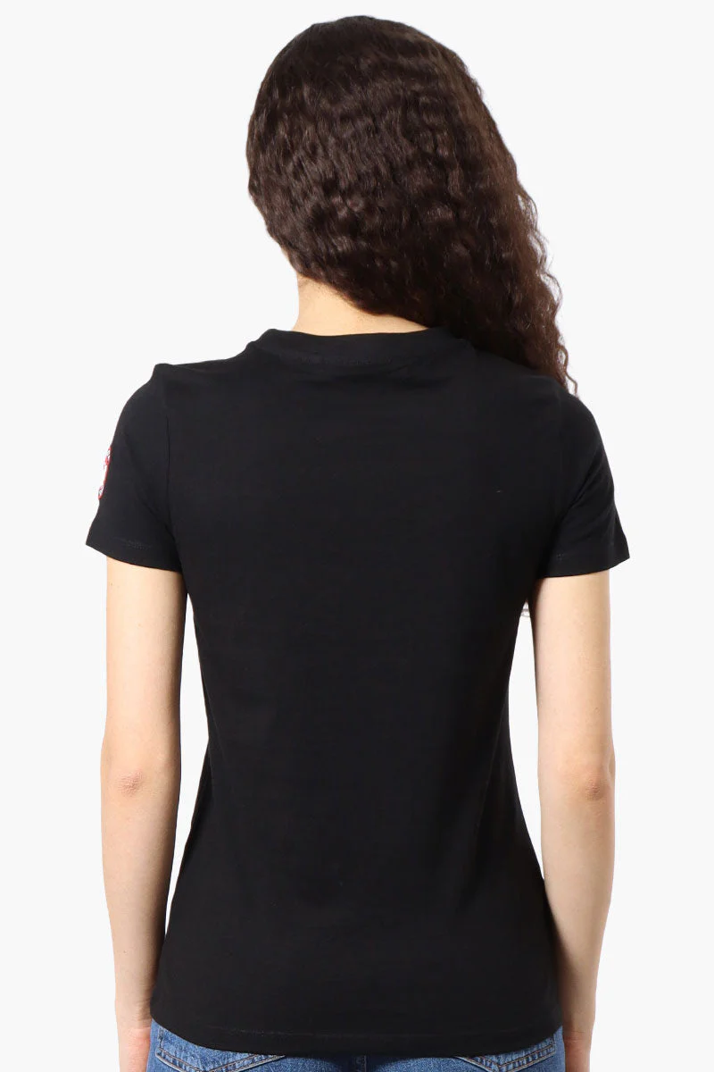 Heart Mountain Print Tee - Black - Image 3