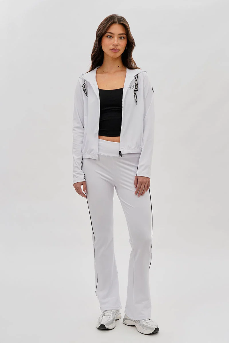 Side Piping Detail Active Pants - White - Image 5